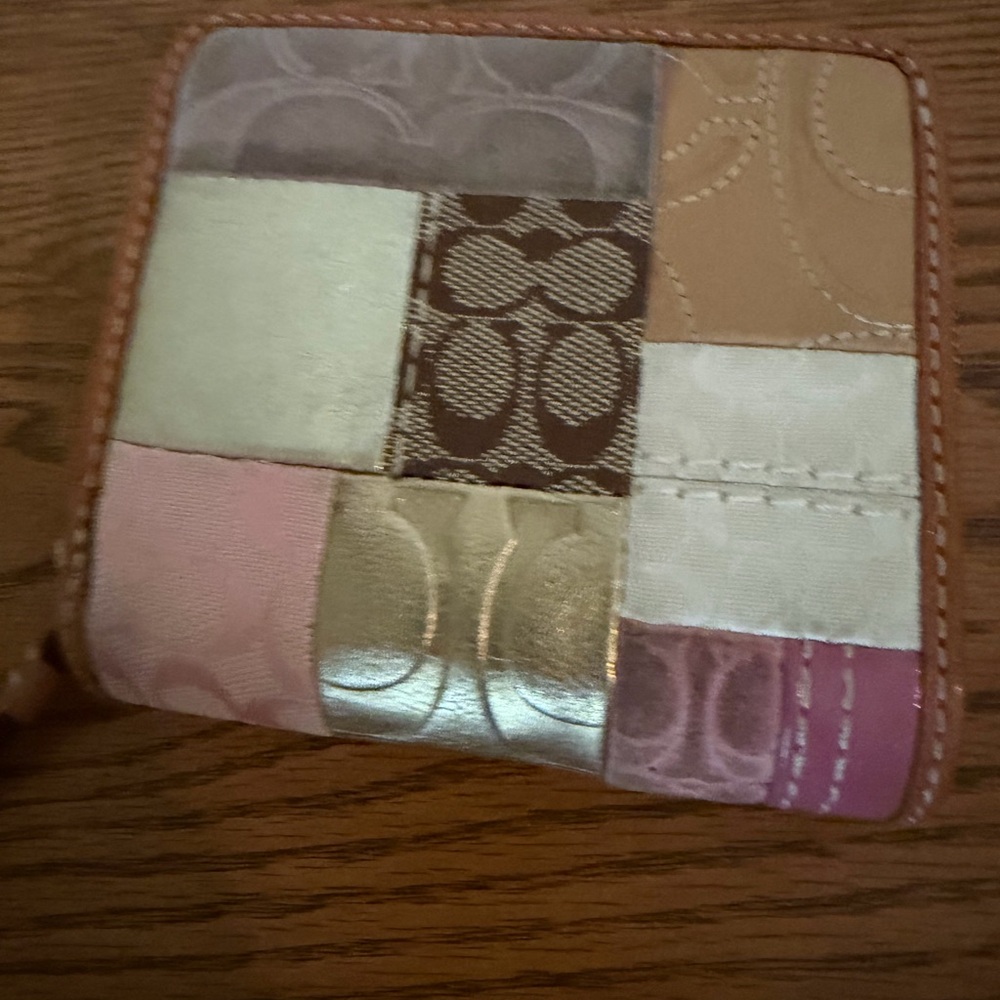 Coach Multicolor Patchwork Wallet - Picture 2 of 3